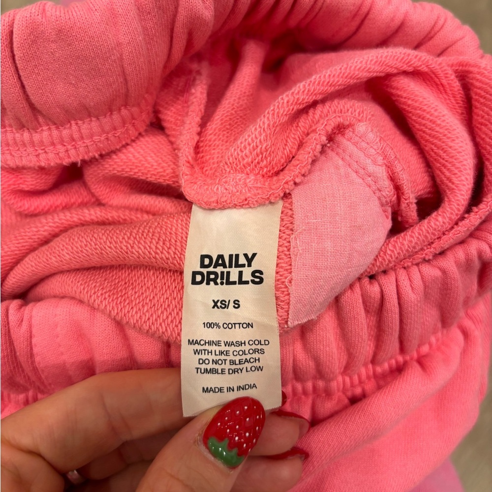 Daily Drills XS Pink Sweatpants - Picture 6 of 9